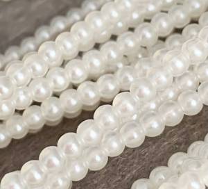 Жемчужные бусины - - 02010-70402 - - 2mm - - 1 нить ~150 бусин