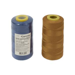 Швейные нитки (полиэстер) 20s/3 'Gamma' / 'Micron' 1000 я 912 м